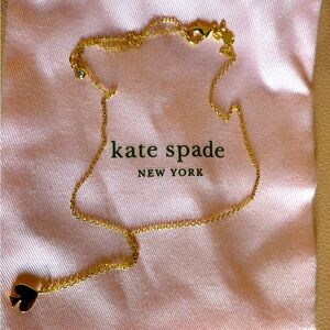 Kate Spade Everyday Spade Metal Mini Pendant Necklace in 14k Gold